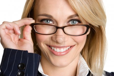 Woman Wearing Glasses