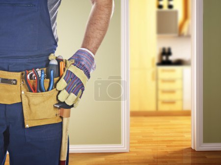 Handyman ready for work