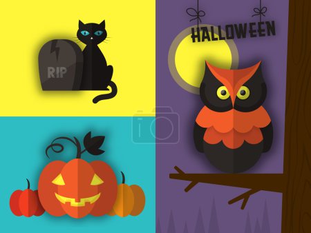Vector illustration for Halloween holiday