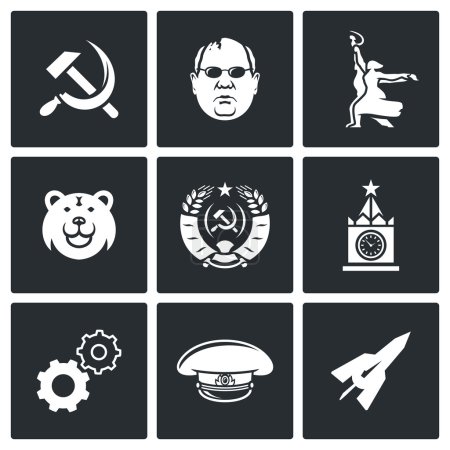 Soviet union icons
