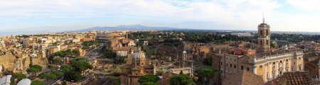 Rome colosseum view
