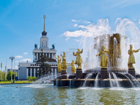 Fountain of Friendship of nations, Moscow,