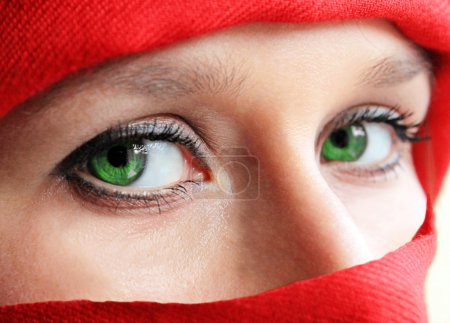 Green eyes ninja