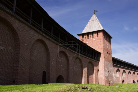 Old towers of Novgorod Kremlin