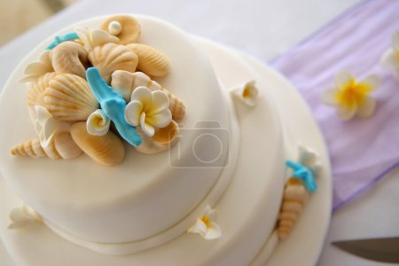 Decorated Wedding cake