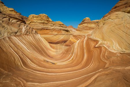 Wave - Famous rock formation in Pariah Canyon, Utah, Vermillion