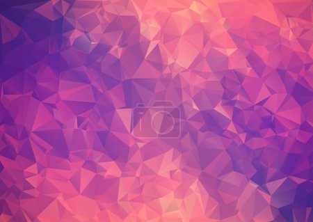 Purple pink abstract background polygon.