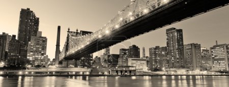 New York City night panorama