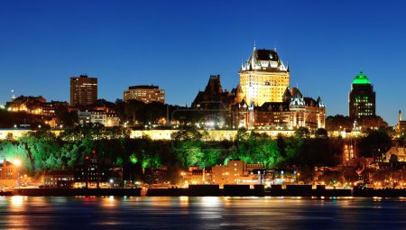 Quebec City at night