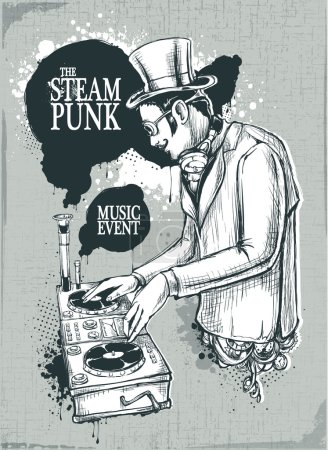 Steampunk musical poster