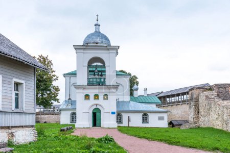 Ancient orthodox church of St. Nicholas in the Izborsk fortress. Izborsk, Pskov region, Russia