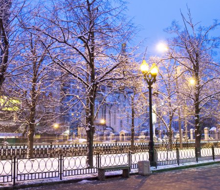 Winter morning in Moscow