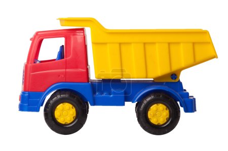Toy truck isolated