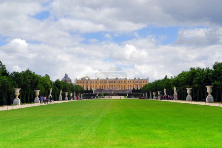 Versailles gardens and palace