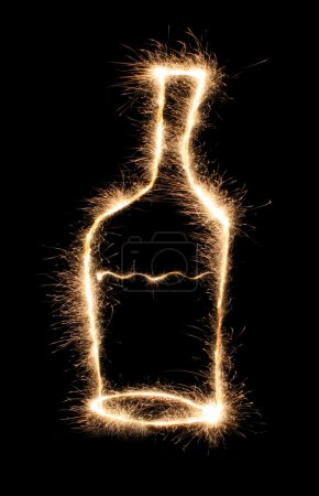 Wine bottle sparkler