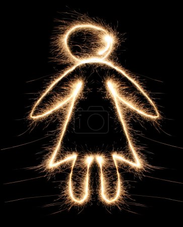 Woman sparkler