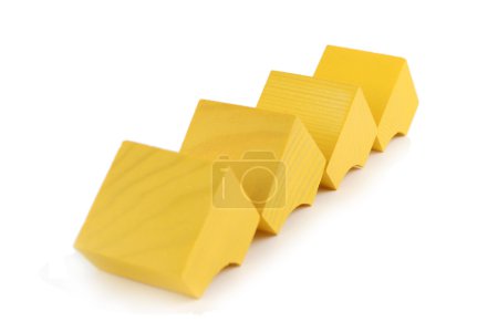 Yellow wood blocks