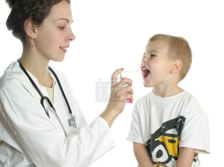Doctor assessing patient
