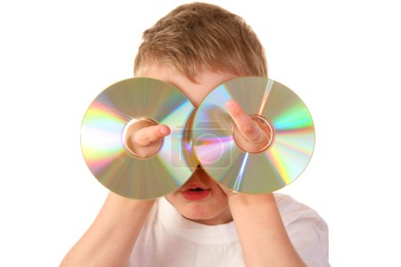 Child with two cd