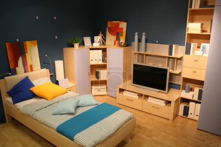 Bedroom with tv