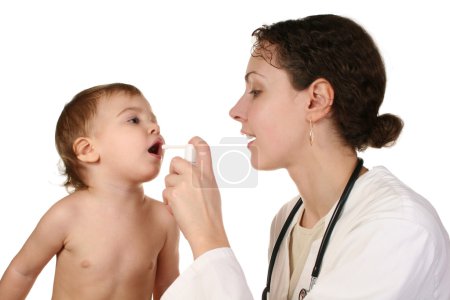 Inhalant doctor baby