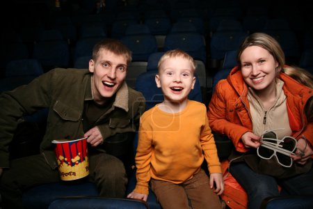 Family in cinema