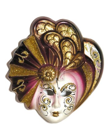 Venetian Mask isolated on white