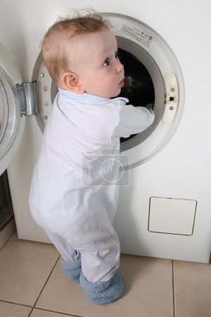 Baby with washer