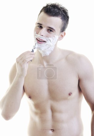 Man shave