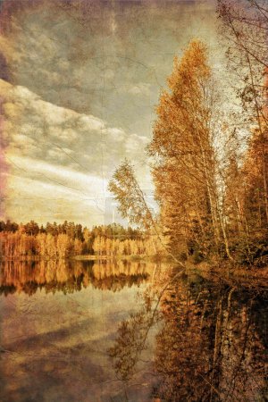 Tree and lake