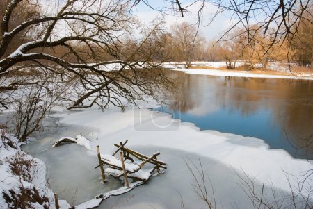 River in winter