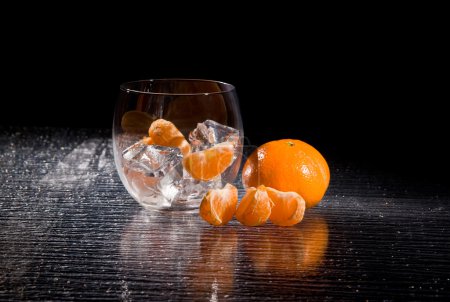 Mandarins on Ice - Cocktail Dessert