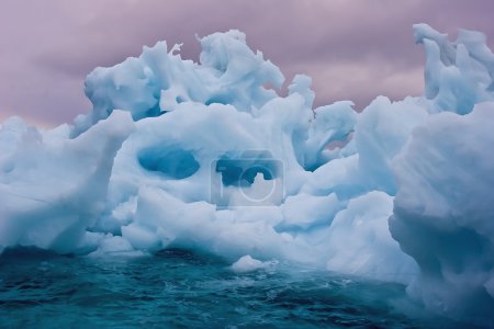 Iceberg at sunrise