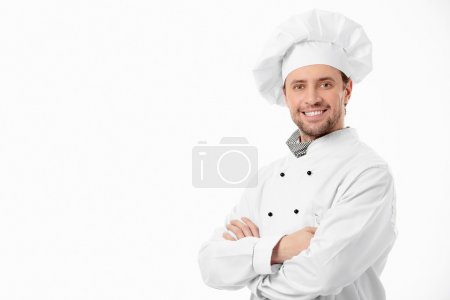 Attractive smiling cook