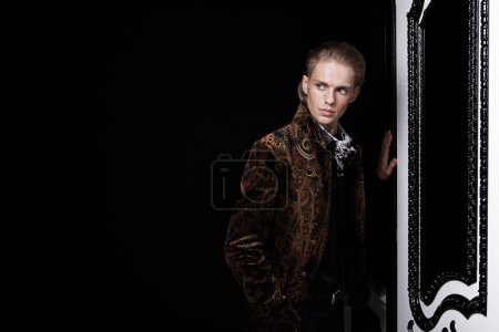The young man in a jacket