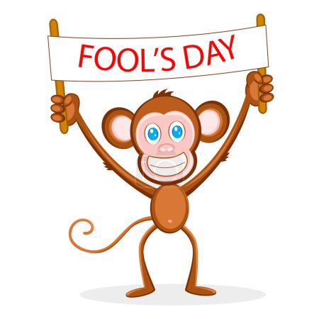 Monkey wishing Fool's Day