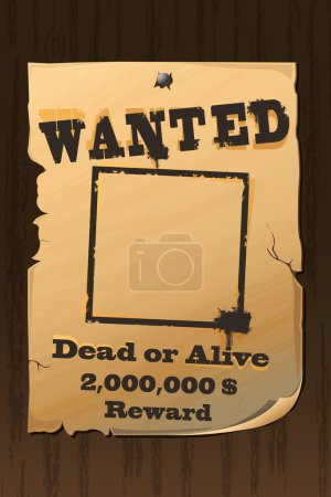Vintage Wanted Poster