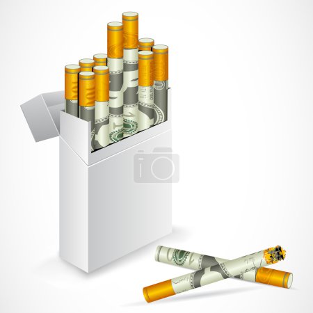 Dollar Cigarette Box