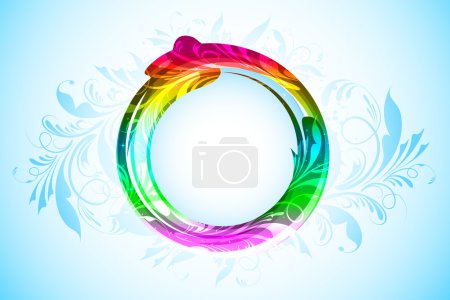 Circle on Abstrac Background