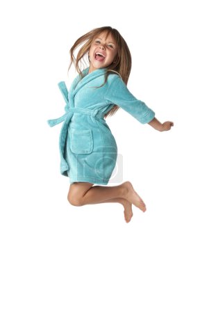 Little Girl Jump For Joy