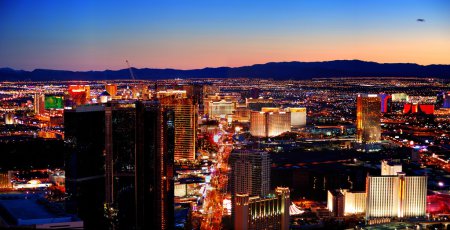 Las Vegas City Skyline panorama