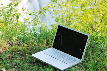 Laptop outdoor