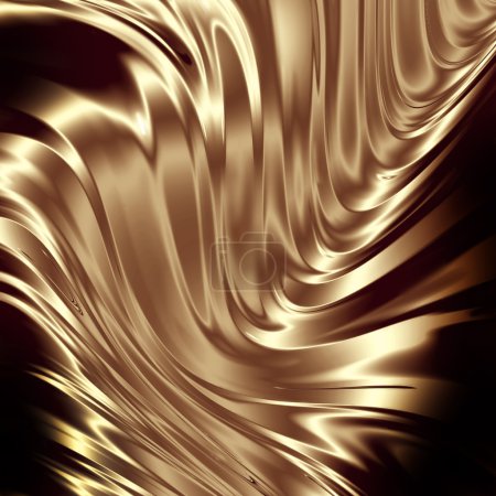Abstract golden composition
