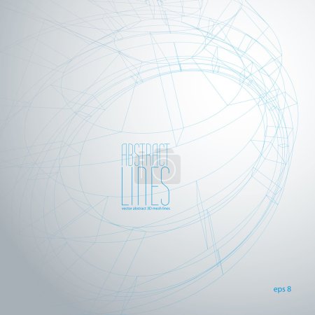 Abstract lines, clear eps 8 vector.