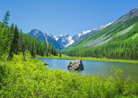 Russian Altai mountain landscape