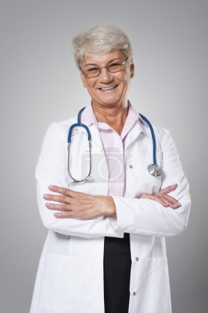 Female senior doctor