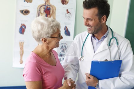 Mature woman Visits doctor