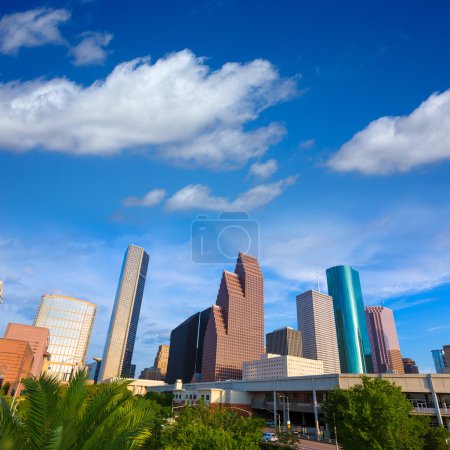 Houston Skyline North view in Texas US