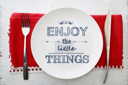 Enjoy the Little Things Inspirational Meal