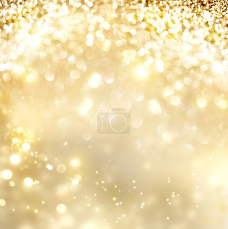 Christmas gold background